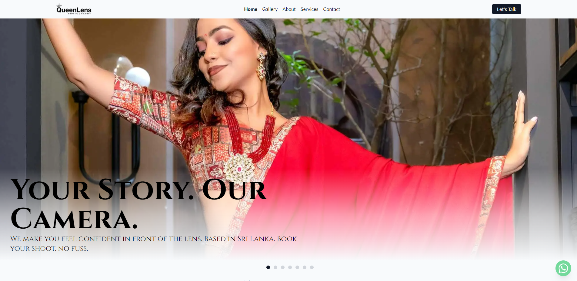 QueenLens Photography Website